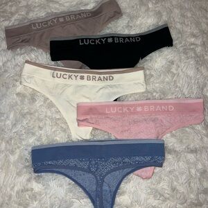 Lucky Brand Womens Underwear Set - Black, White, Pink, Blue, Tan